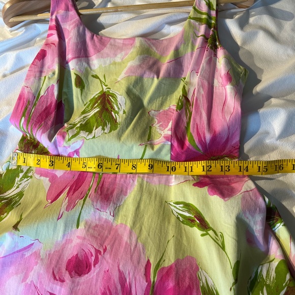 Flowered full skirted cotton dress by Logic.size 10. - Picture 4 of 8